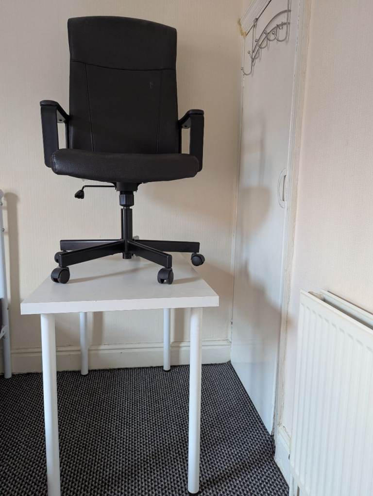 Work table and chair