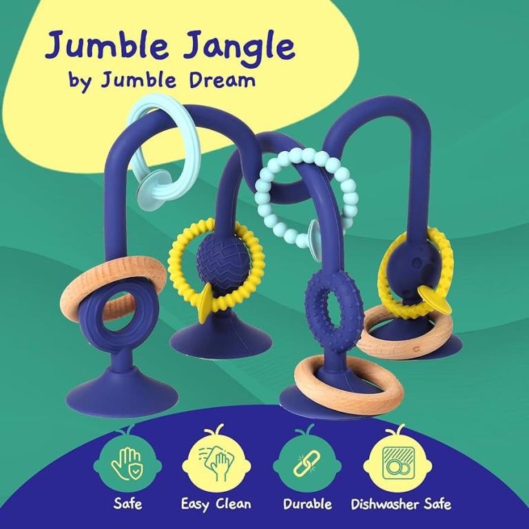 Jumble Jangle Baby Teething Toys – BPA-Free, New other (box was opened)