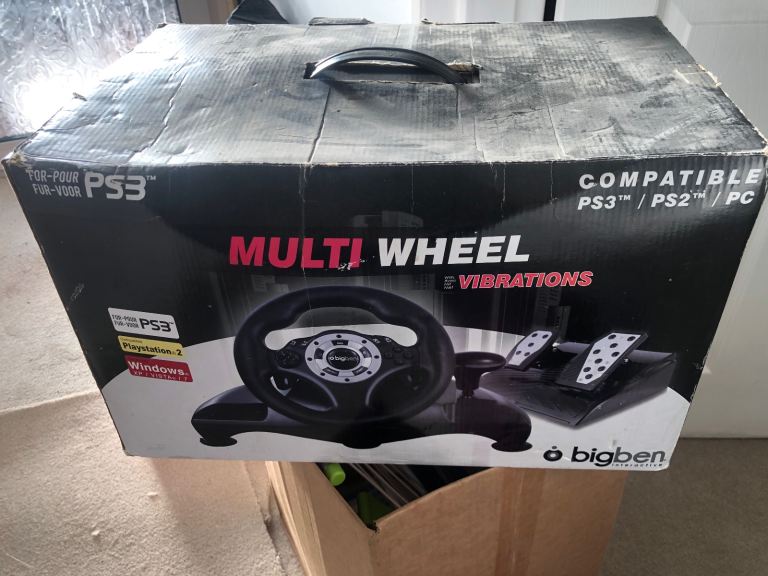 Ps3 steer wheel and pedals