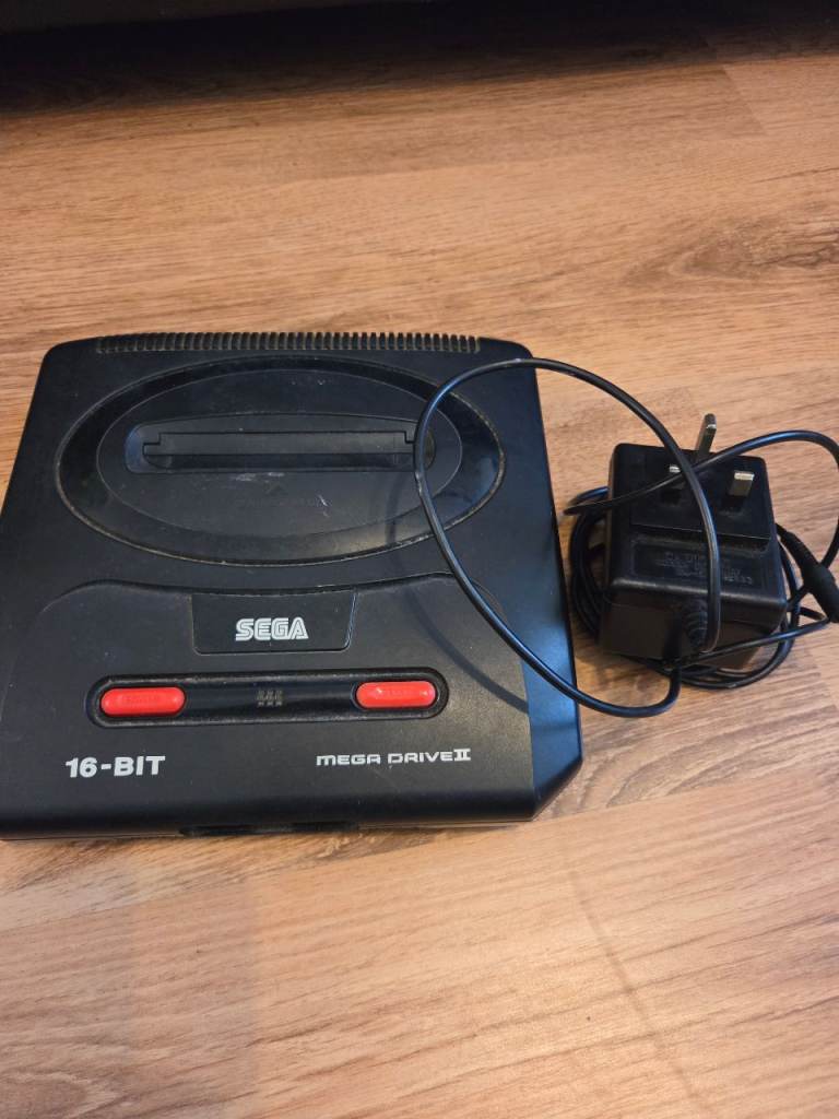 Sega Mega Drive II Console with Power Supply