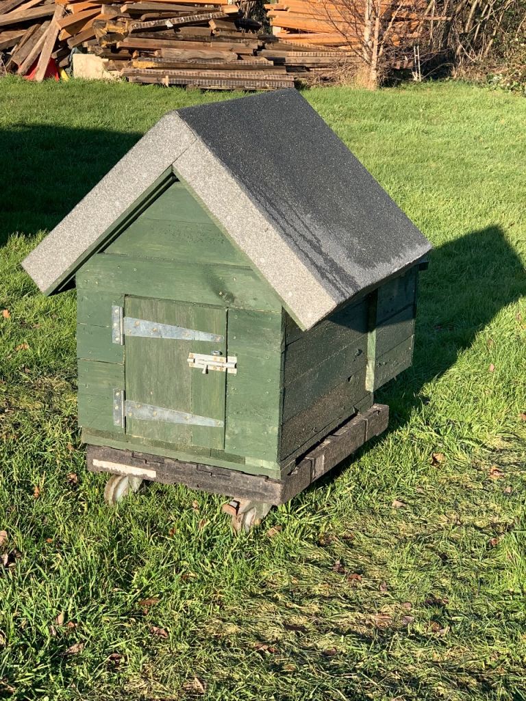 Sturdy handmade chicken coop 