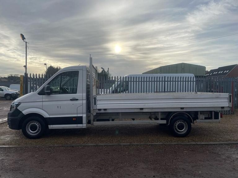 2022 Volkswagen Crafter 2.0 TDI CR35 Startline L3 LWB DROPSIDE - WHITE Dropside Diesel Manual