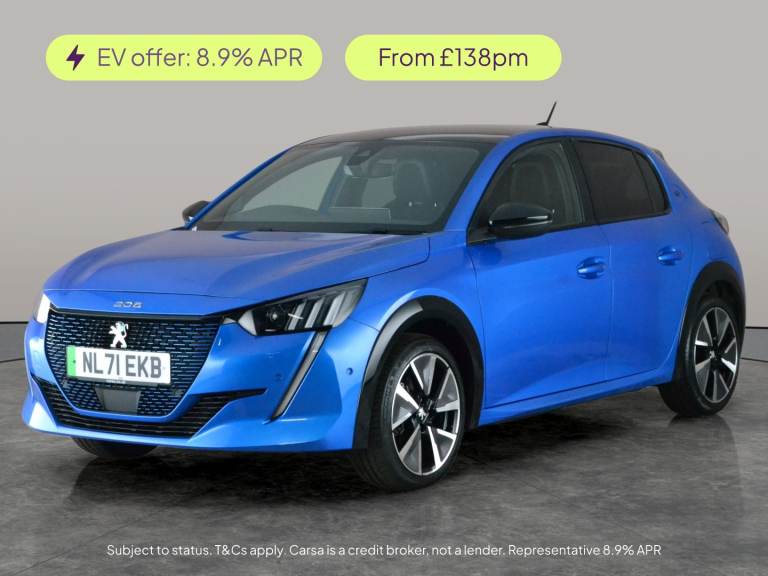2021 Peugeot E-208 50kWh GT Premium Hatchback 5dr Electric Auto (136 ps) - PARK ASSIST - LED - Ha...