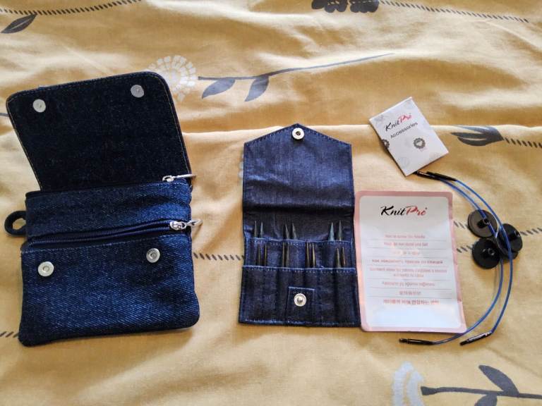 Knit pro mini denims interchangeable knitting needles 