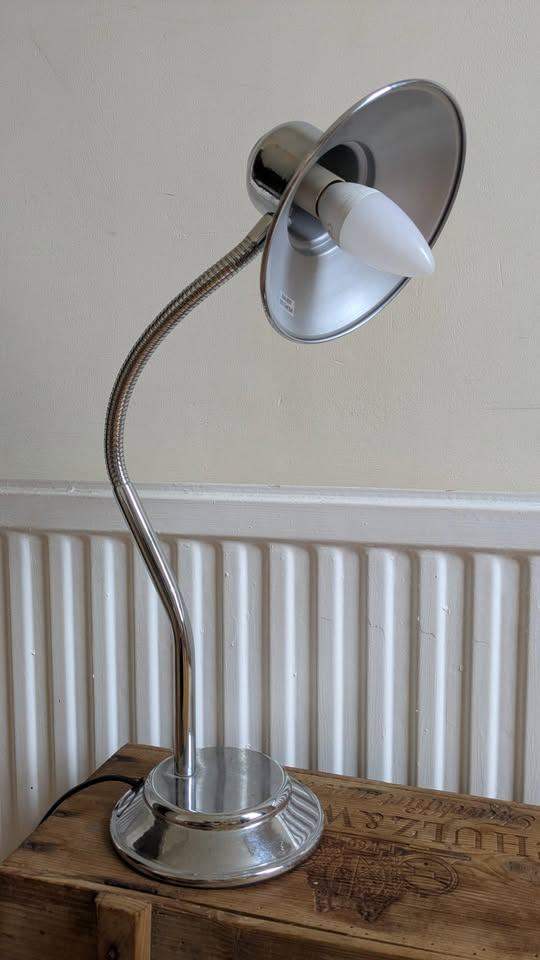 Chrome Desk Lamp 
