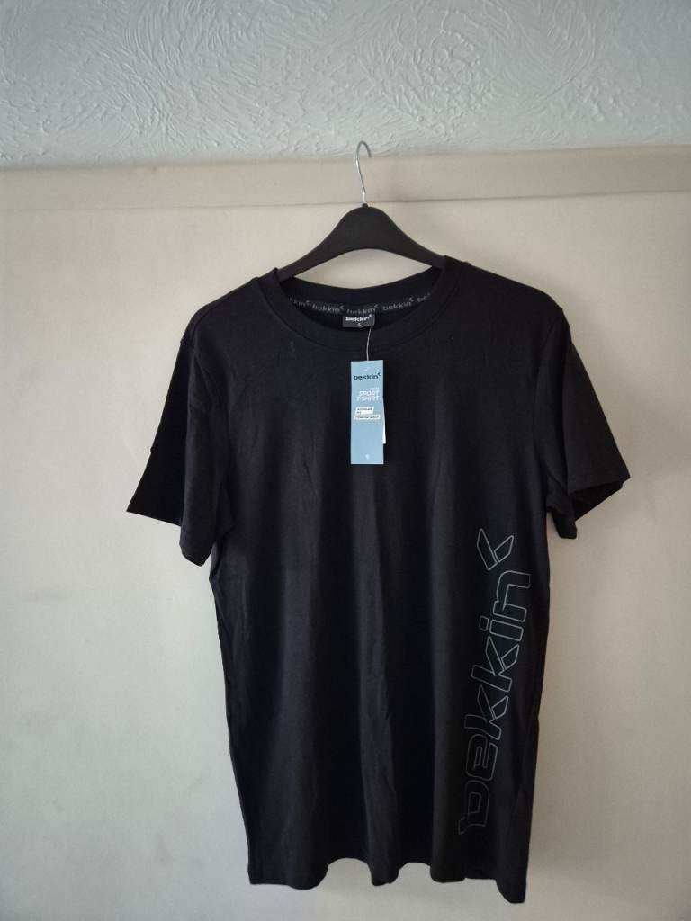 Brand New Black Bekkin Sports T Shirt Size S Immaculate