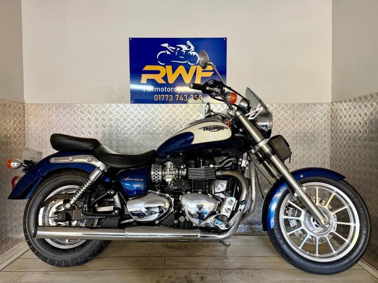 TRIUMPH BONNEVILLE AMERICA 865, 2008, ONLY 2,819 MILES!!, SUPERB COND