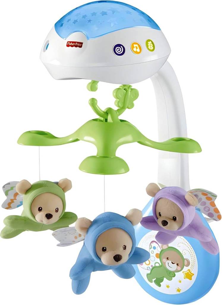 image for Fisher Price musical light up cot mobile