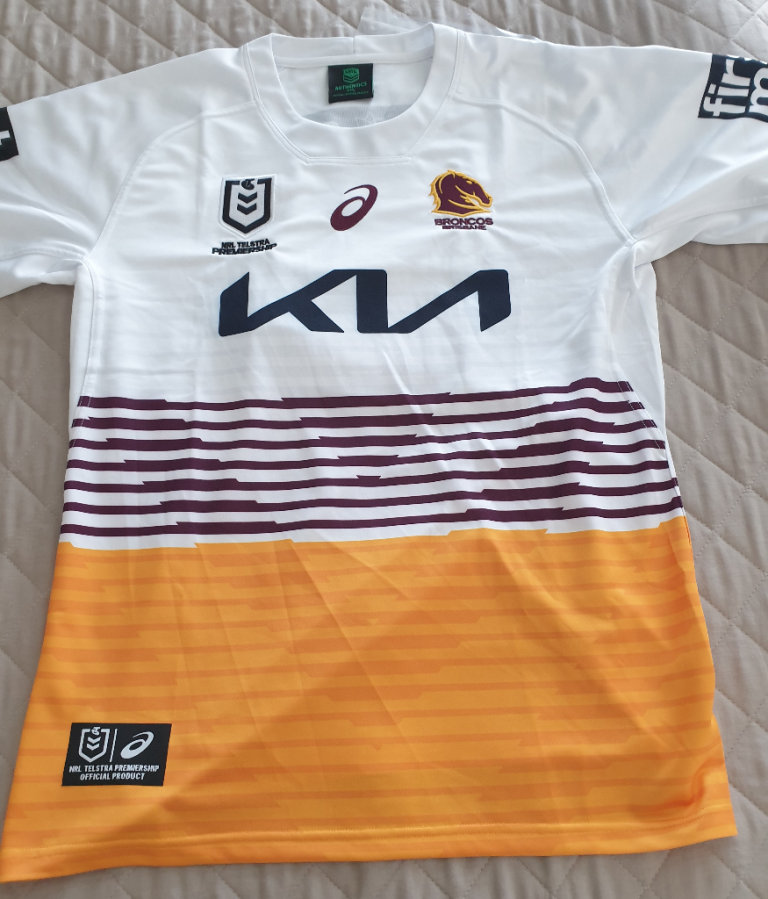 Brisbane broncos number 1 rugby shirt size xl