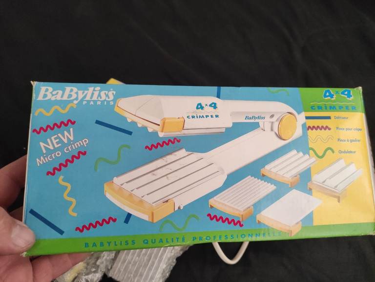  BaByliss 4x4 Crimper 4-in-1 Hair Styler  Original Box