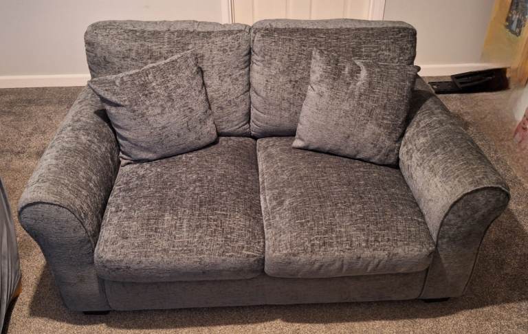 2 seater grey sofa