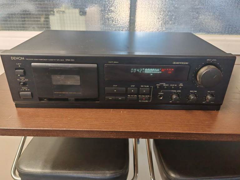 Denon DRM-550 Cassette Tape Deck – Good Working Order