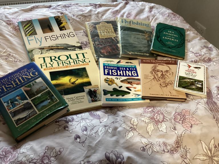 Job Lot Fishing Books & Gardening Books - Good Condition