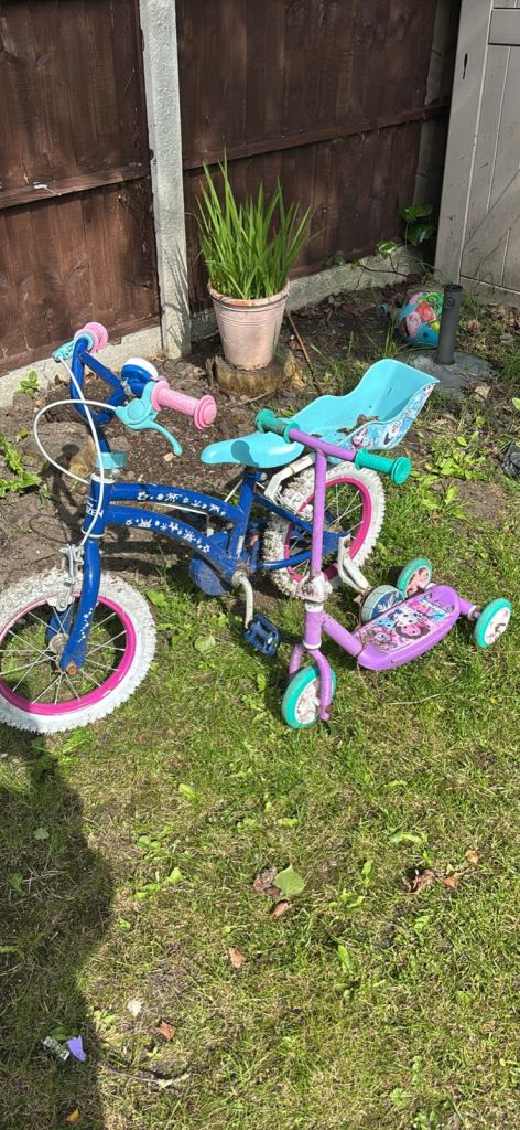 Kids frozen Bike & Scooter – Fair Condition
