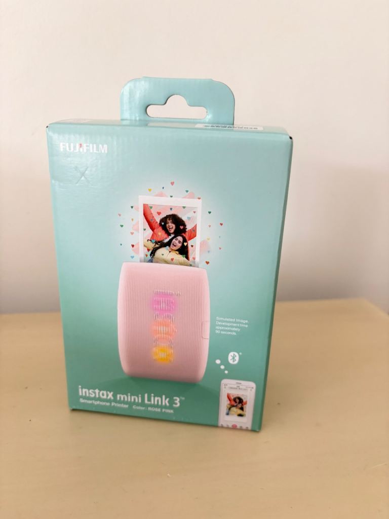 Fujifilm Instax Mini Link 3 Smartphone Printer – Rose Pink, New in Box