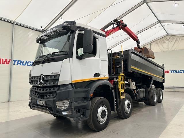 Mercedes-Benz Arocs 3240 8x4 Day Cab Steel Tipper Grab