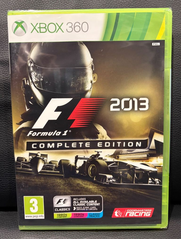 Xbox 360 - Formula 1 2013 - Complete Edition Game.  Factory Sealed.   NOS
