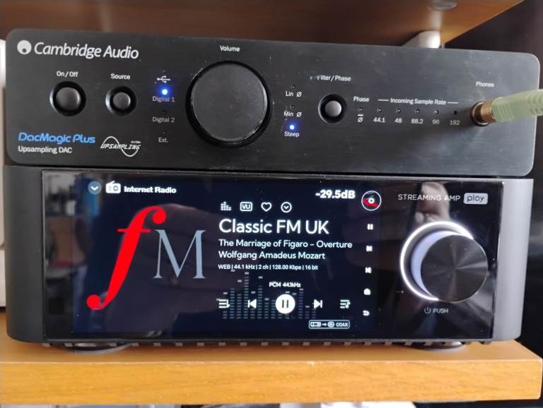 Audiophile Cambridge Audio DacMagic Plus DAC / Headphones Amplifier.  