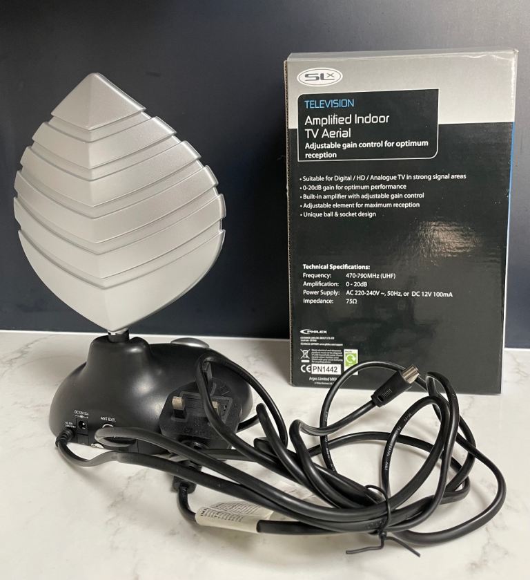 SLX Amplified Indoor TV Aerial