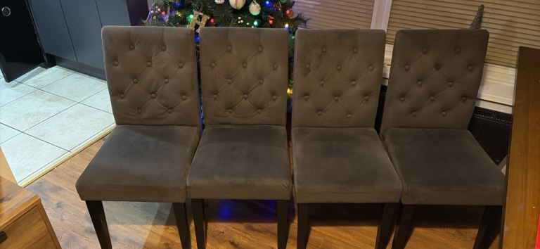 image for 4 next dining chairs