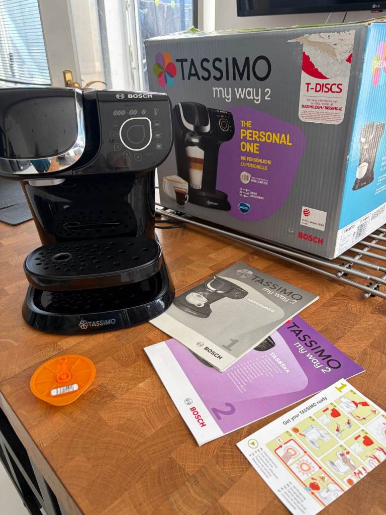 Tassimo by Bosch My Way 2 And Coffee pod Storage Support Drawer boxed