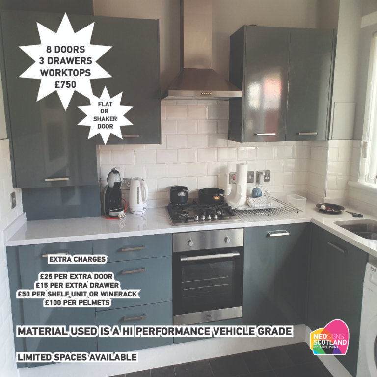 Budget Full Kitchen Wrap Unbeatable prices when its gone its gone September Special offer Book Now