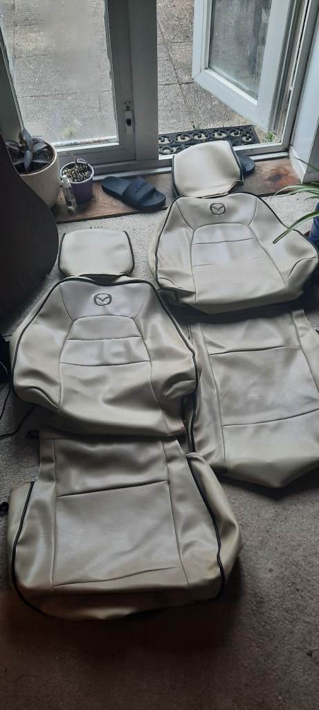 Bespoke mx5 mk2 leatherette seat covers 