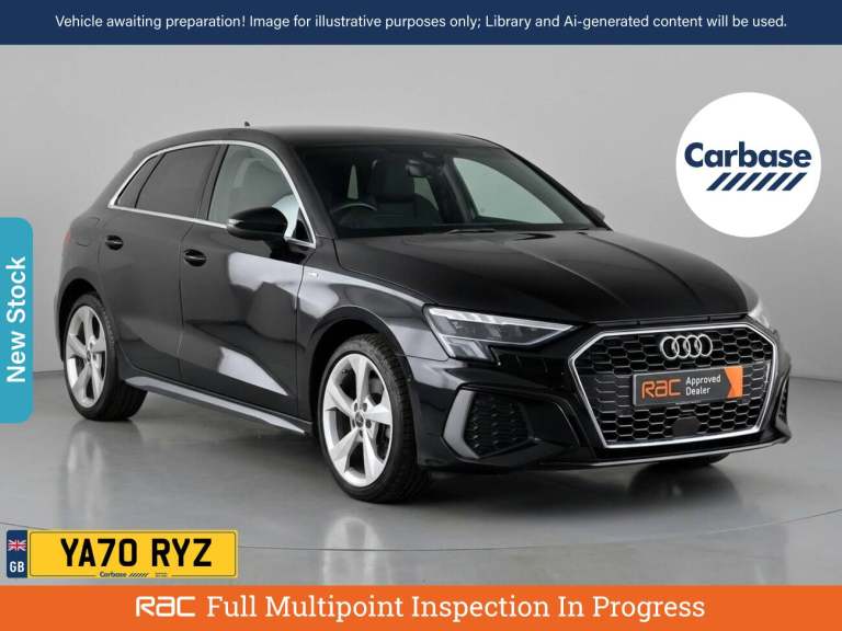 2021 Audi A3 1.4 TFSIe 40 S line Sportback 5dr Petrol Plug-in Hybrid S Tronic Euro 6 (s/ Hatchbac...