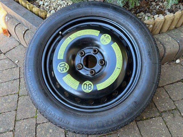 Mercedes space saver wheel Kit with jack and wheel brace