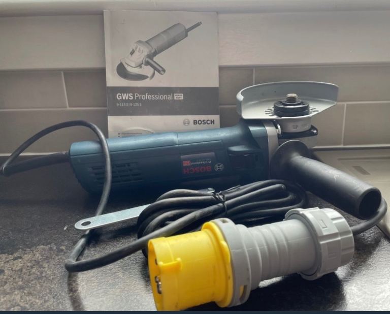 Bosch 110V 4-inch Angle Grinder, New & Unused 