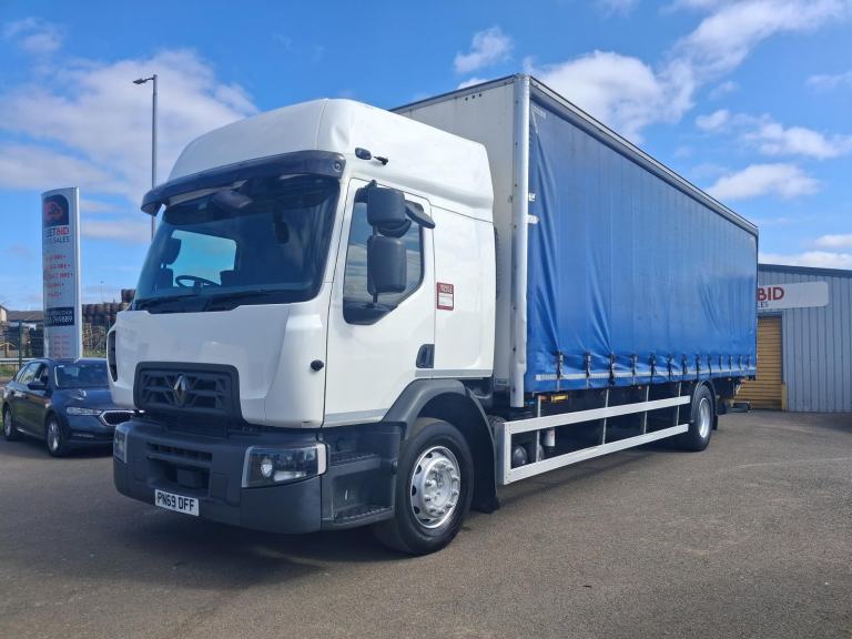 Renault D (D) R250 18 CURTAIN EURO 6 TAIL-LIFT