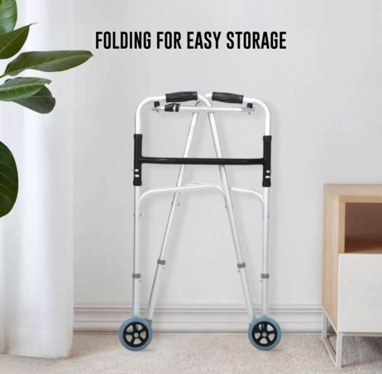 Lightweight Aluminium Walker Mobility Aid Walking Frame With Wheels ...