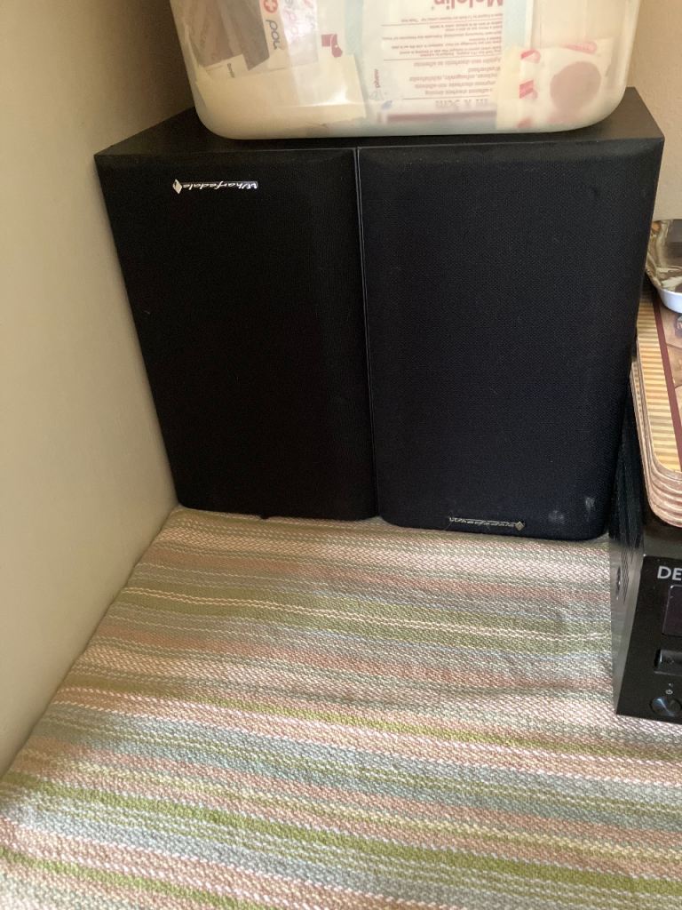 Wharfedale Speakers - Black, Good Condition