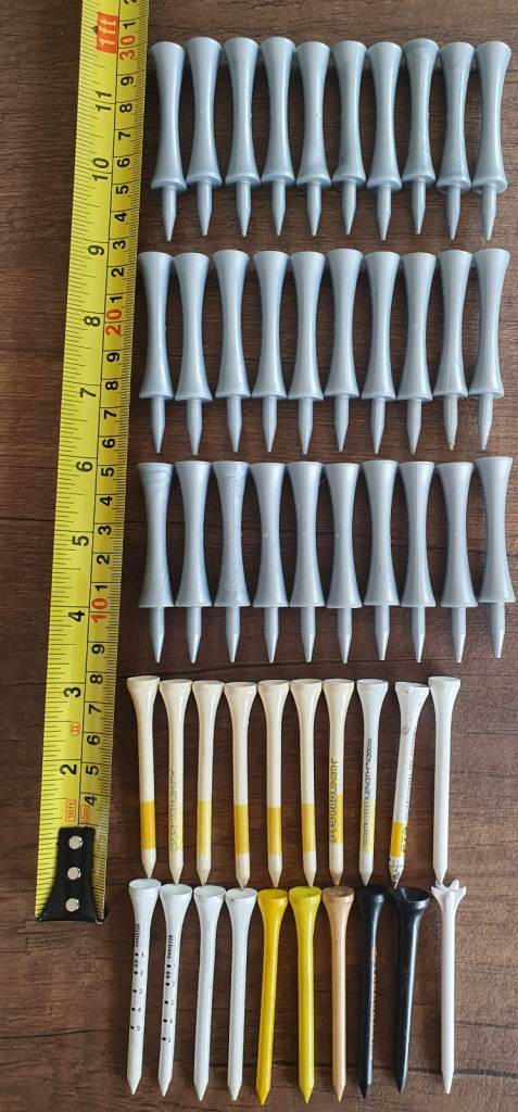 Brand New Golf Tees for Drivers and Irons