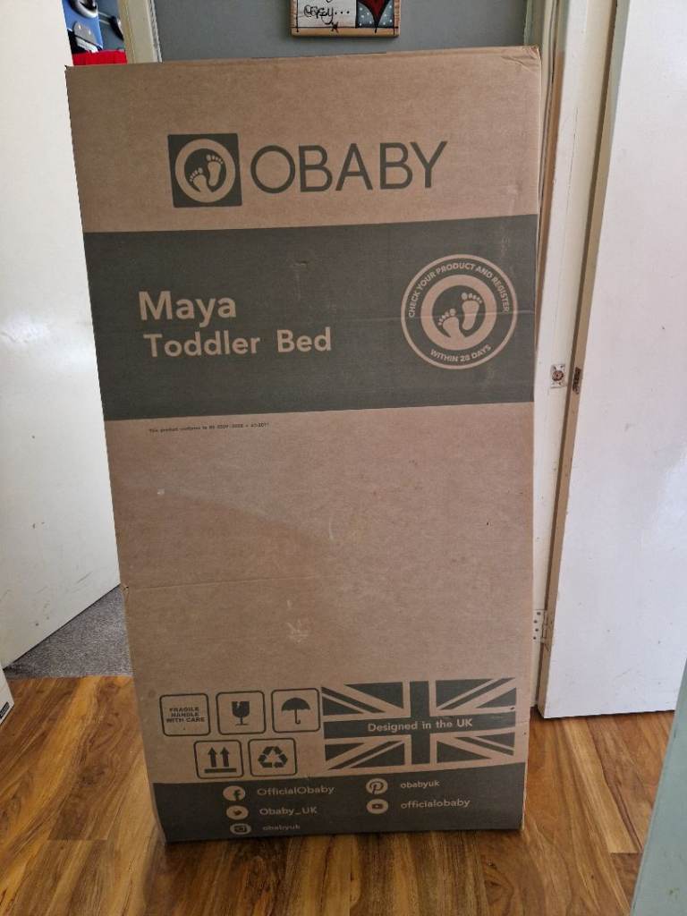 Obay Maya Toddler Bed with its original mattress 