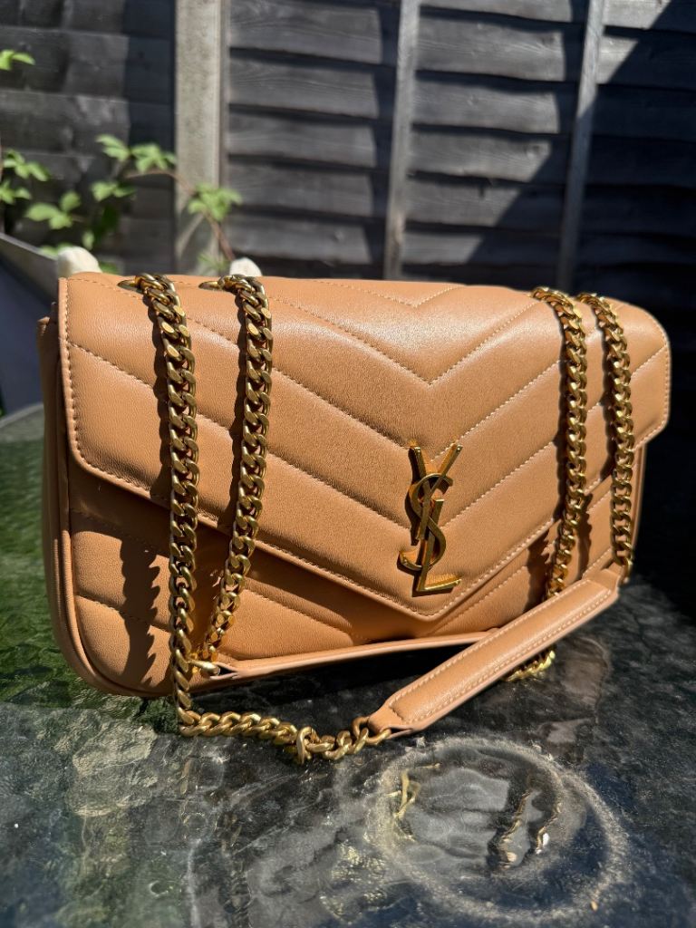 Saint Laurent medium LouLou shoulder bag with gift box, gift bag and dust bag 