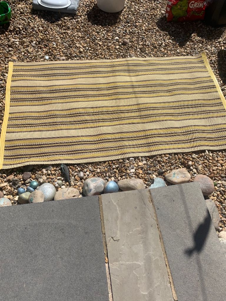 Retro kitchen mat