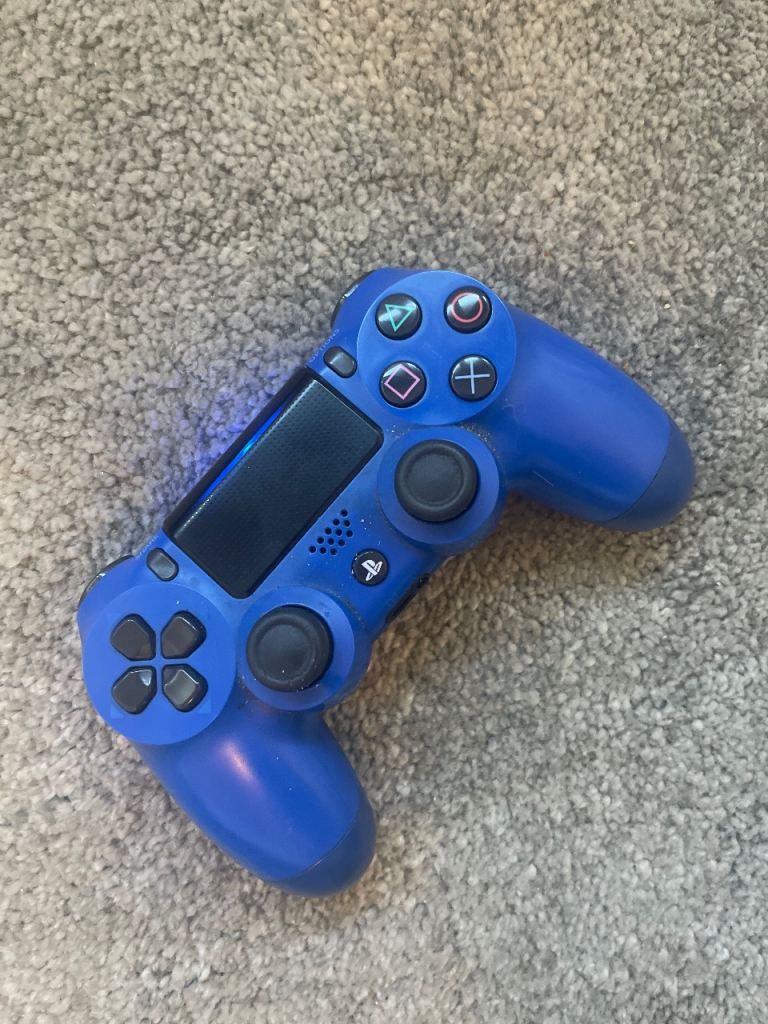 Sony PS4 DualShock 4 Controller – Blue, Good Condition