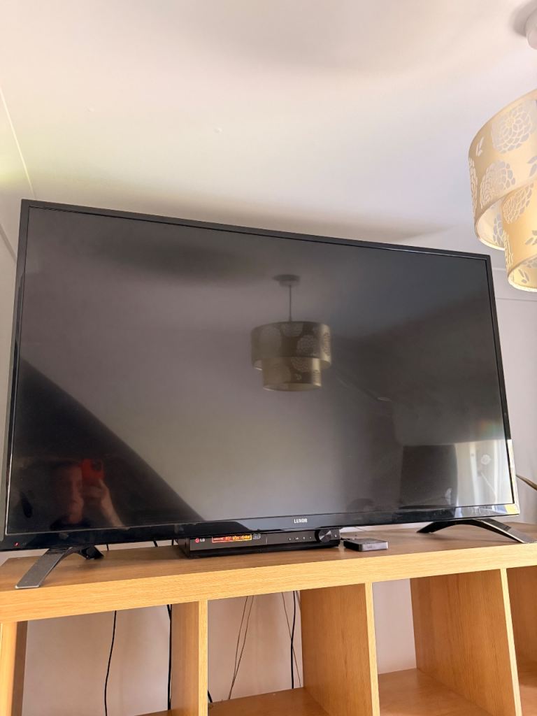 Large 55in smart tv and surround sound system