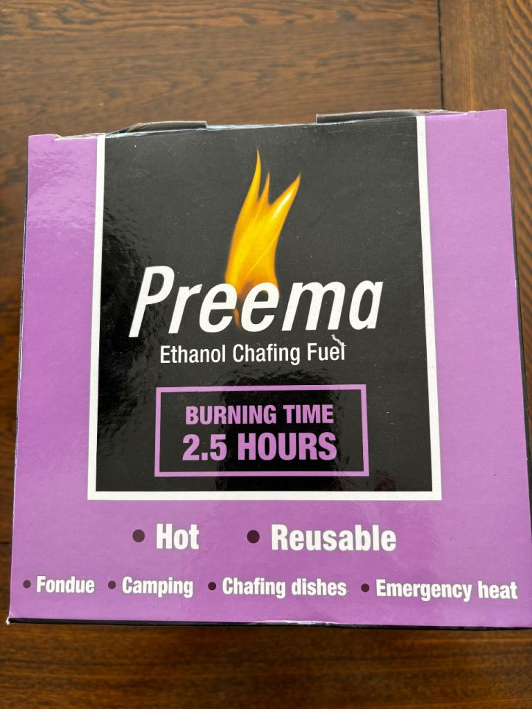 FREE - Chafing fuel