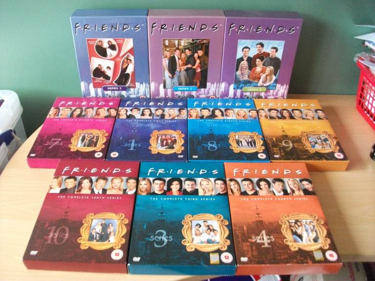Lot of 10 FRIENDS DVD Box Sets complete tv series, jennifer aniston, matthew perry, matt leblanc