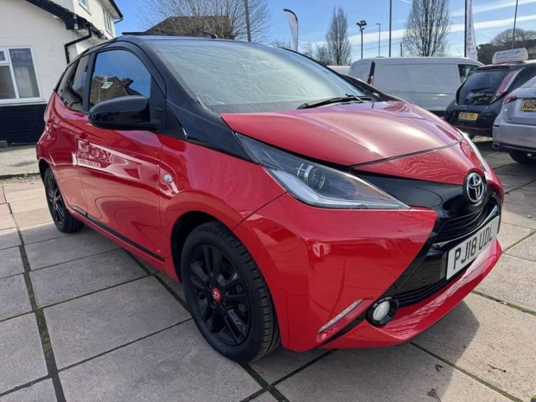 2018 18 TOYOTA AYGO 1.0 VVT-I X-CITE 4 RED BI-TONE HATCHBACK 5DR PETROL MANUAL E