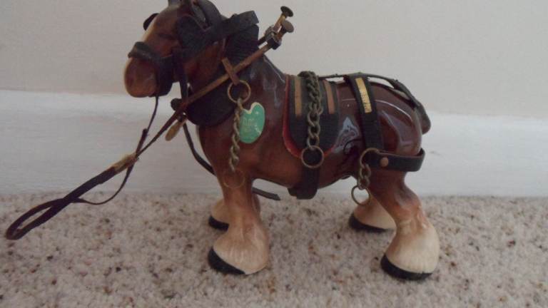Melba Ware shire horse figurine