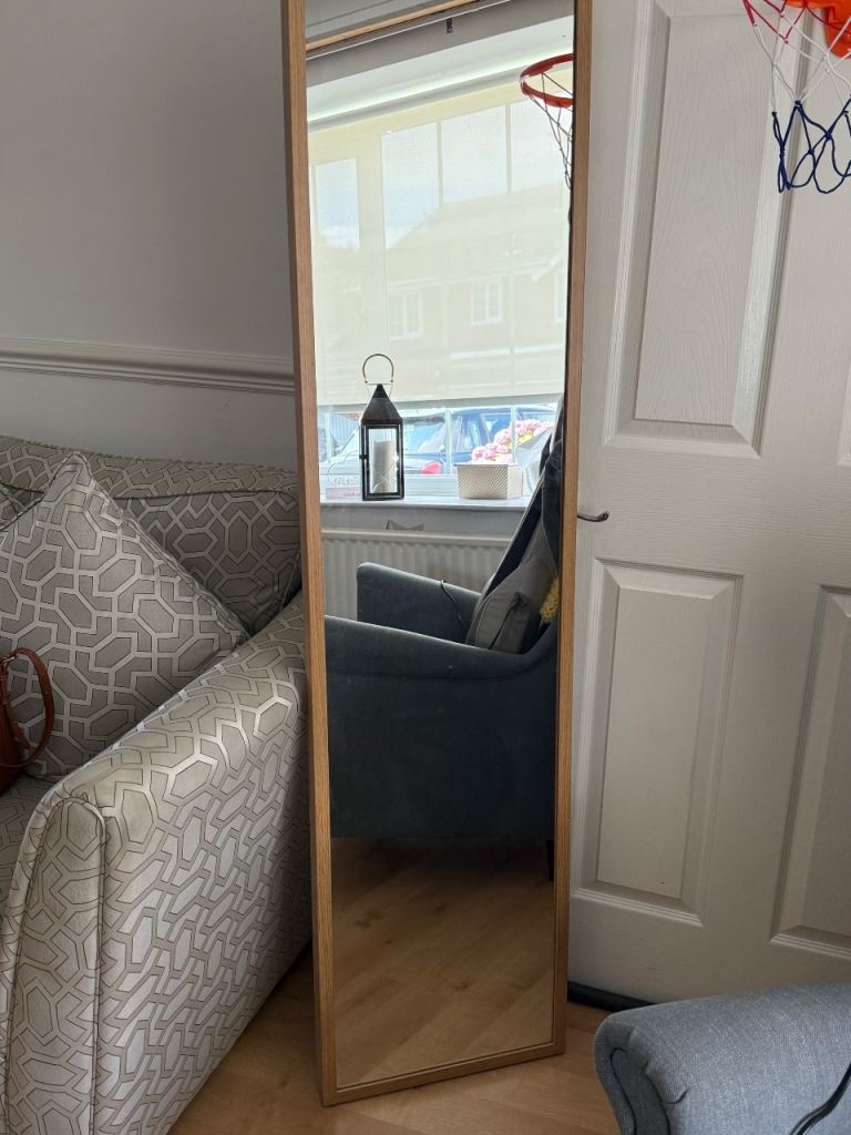 Full Length Wooden Frame Mirror