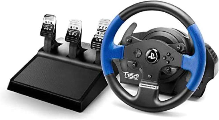 Thrustmaster T150 Pro Force Feedback Racing Wheel with 3 Pedals set - for PS5, PS4 and PC 