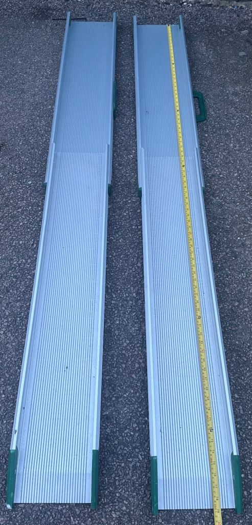 Used Disability Scooter wheel chair aluminium extendable ramps by Stepless quad motor bike ect