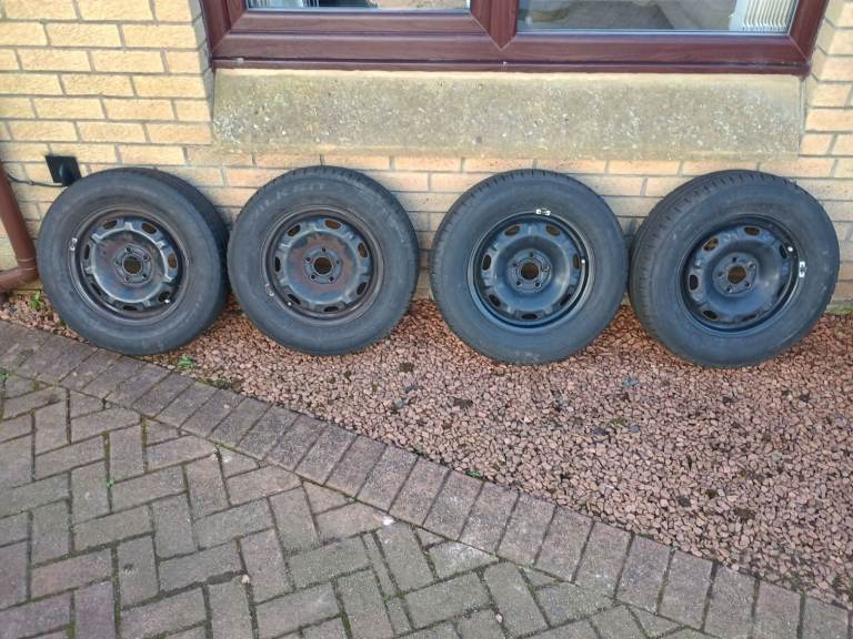 2018 VW Polo Set of Steel Wheels & tyres