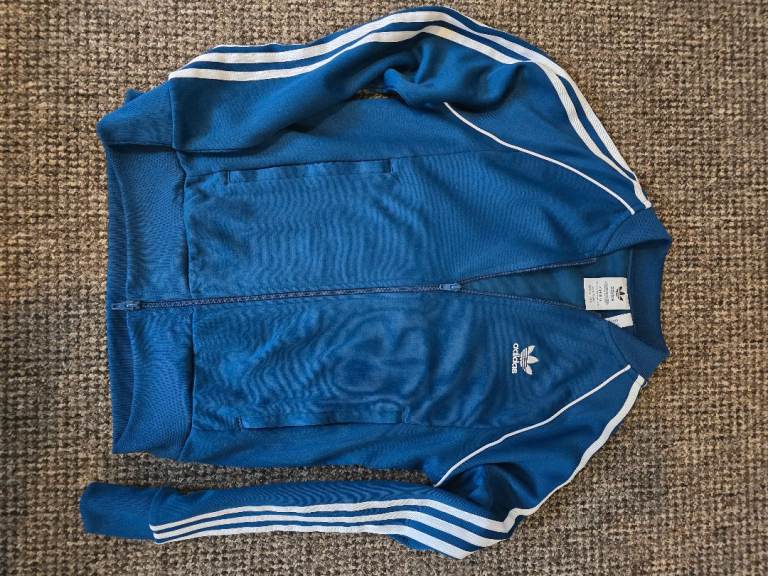 Adidas Blue Tracksuit Top – Good Condition