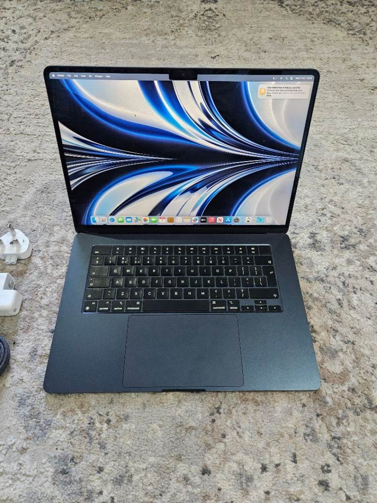 50 Cycle Count Macbook Air M3 256GB 8GB 15.3 Inch 2024 Touch ID Blue ...