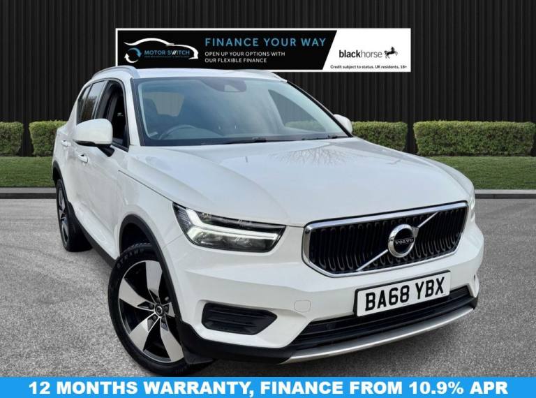 2019 68 VOLVO XC40 2.0 D3 MOMENTUM SUV 5DR DIESEL MANUAL EURO 6 (S/S) (150 PS) D